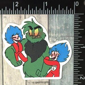🌀10/$10🌀 Mean One Grinch Christmas Reusable Waterproof Vinyl Sticker